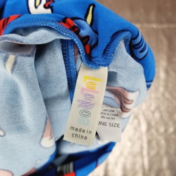 LuLaRoe BNWOT OS leggings - Americana popsicles! - Picture 4 of 5